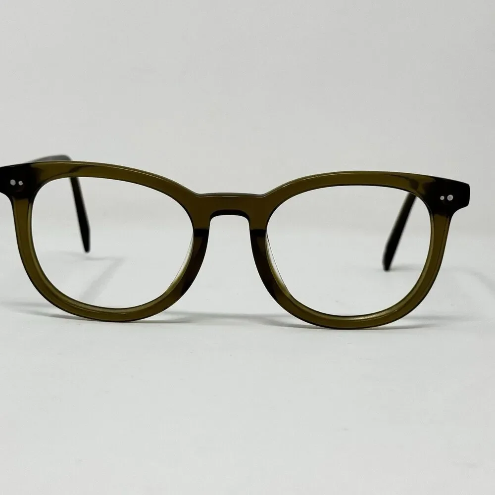 Warby Parker Ryland W702 Olive Green Eyeglass Frames 51-20-145